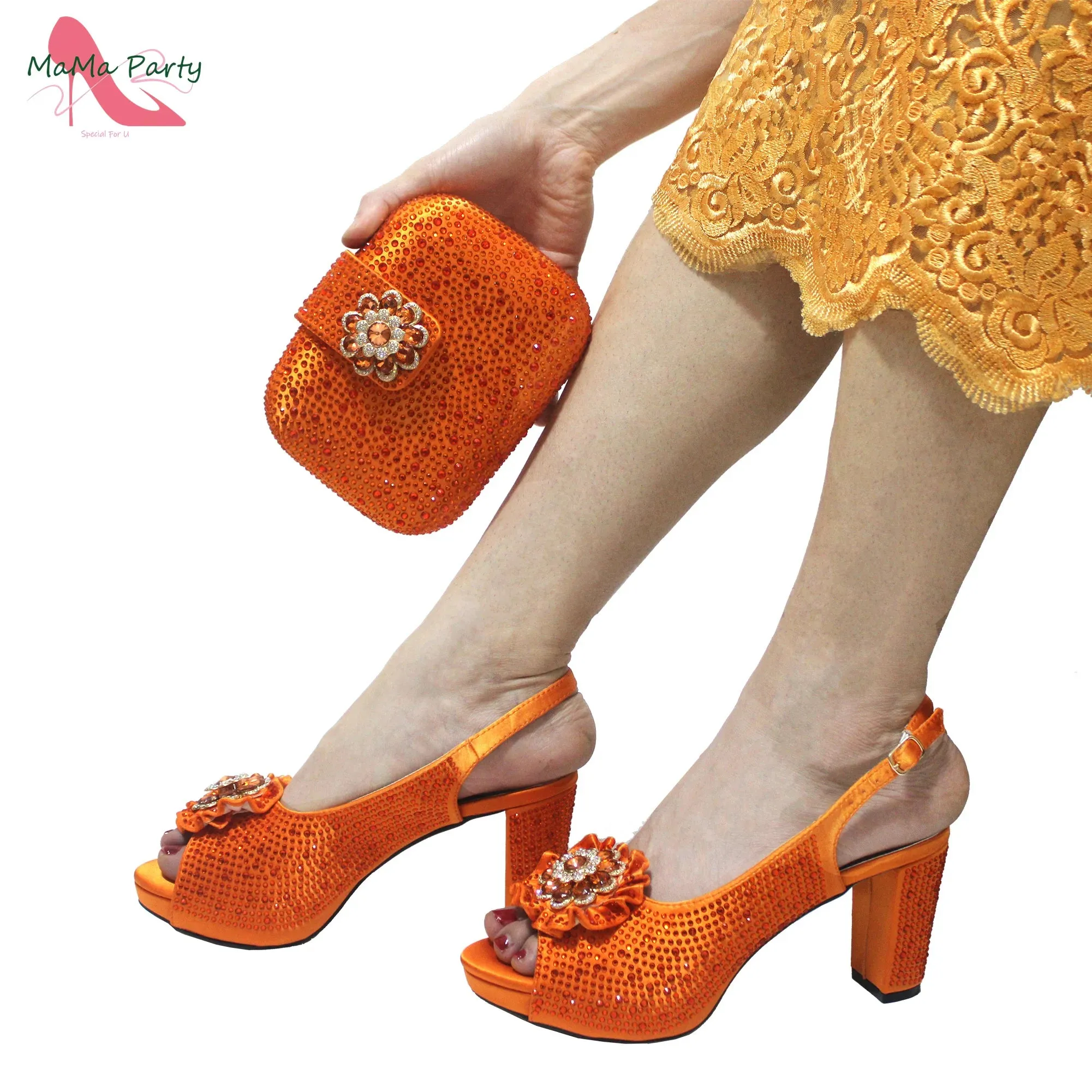 Wine Color New Coming Italian Women Shoes and Bag Set with Platform Nigerian Lady Pumps for Garden Party