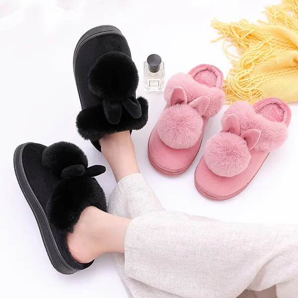 Winter Indoor Shoes Cotton Cartoon Slippers Warm Home Shoes Cute Slippers 36-41 Pantufas Feminino