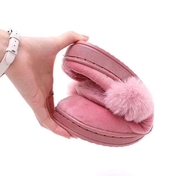 Winter Indoor Shoes Cotton Cartoon Slippers Warm Home Shoes Cute Slippers 36-41 Pantufas Feminino