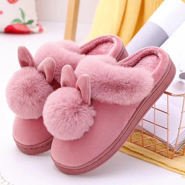 Winter Indoor Shoes Cotton Cartoon Slippers Warm Home Shoes Cute Slippers 36-41 Pantufas Feminino