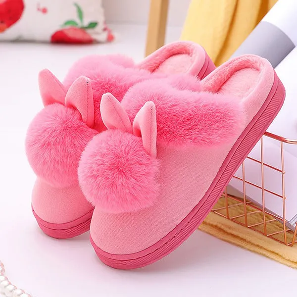 Winter Indoor Shoes Cotton Cartoon Slippers Warm Home Shoes Cute Slippers 36-41 Pantufas Feminino