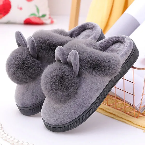 Winter Indoor Shoes Cotton Cartoon Slippers Warm Home Shoes Cute Slippers 36-41 Pantufas Feminino
