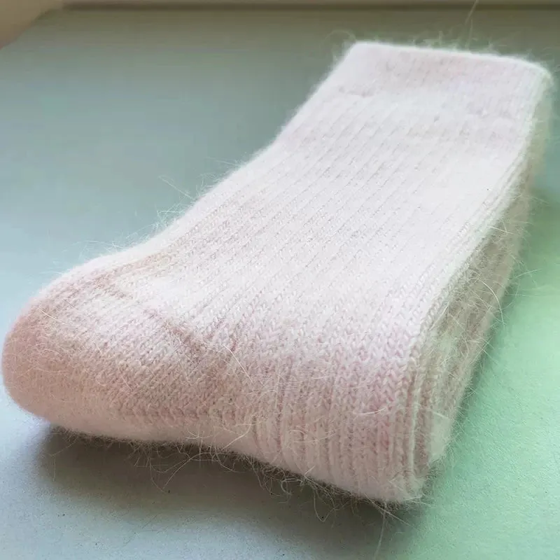 Winter Warm Wool Socks for Women - Super Thick Solid Sheep Wool Thermal Socks, Soft and Cozy