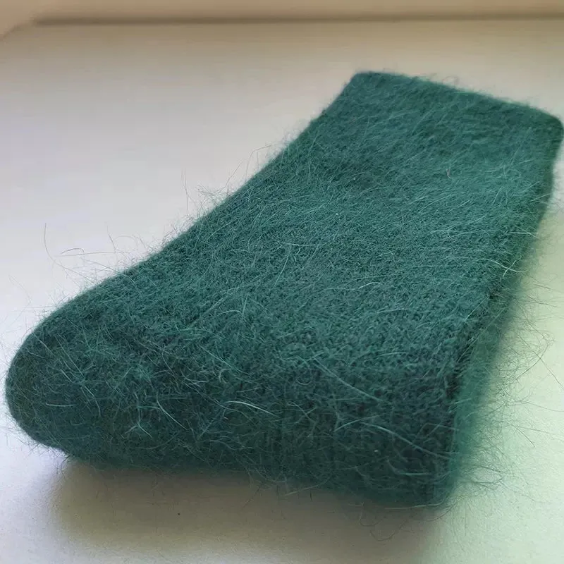 Winter Warm Wool Socks for Women - Super Thick Solid Sheep Wool Thermal Socks, Soft and Cozy