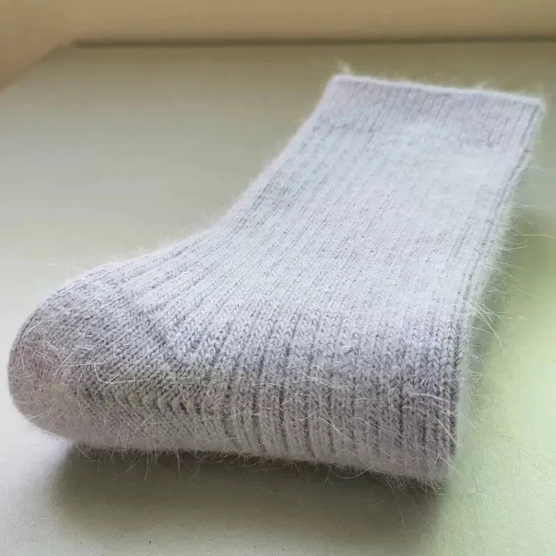 Winter Warm Wool Socks for Women - Super Thick Solid Sheep Wool Thermal Socks, Soft and Cozy