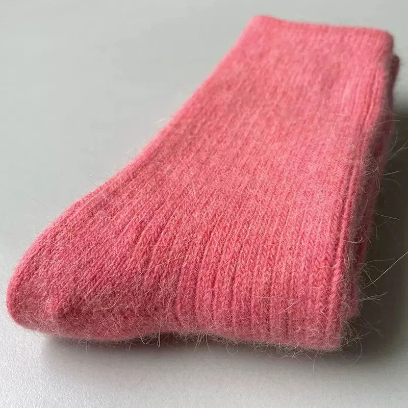 Winter Warm Wool Socks for Women - Super Thick Solid Sheep Wool Thermal Socks, Soft and Cozy