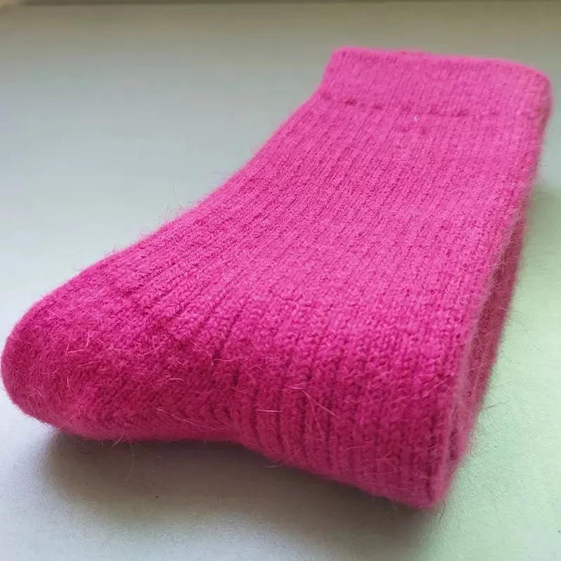 Winter Warm Wool Socks for Women - Super Thick Solid Sheep Wool Thermal Socks, Soft and Cozy