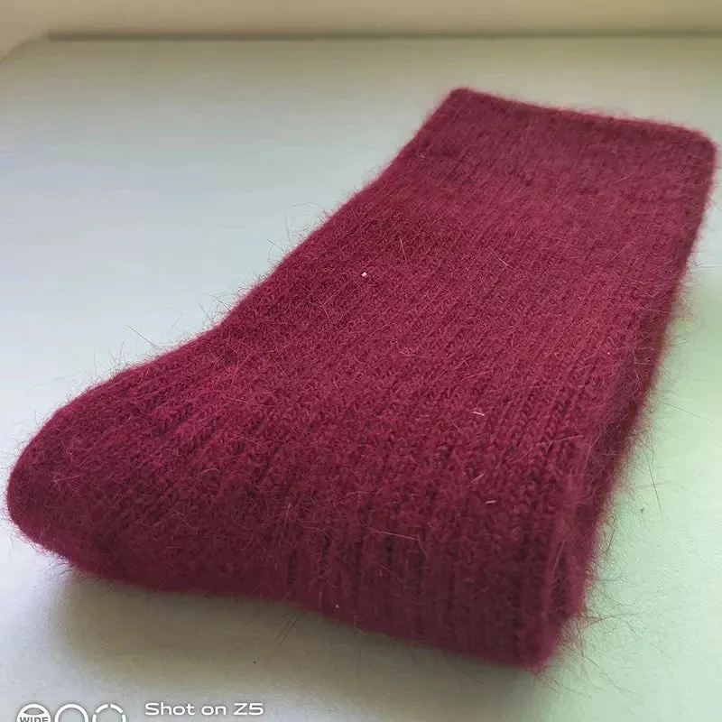Winter Warm Wool Socks for Women - Super Thick Solid Sheep Wool Thermal Socks, Soft and Cozy