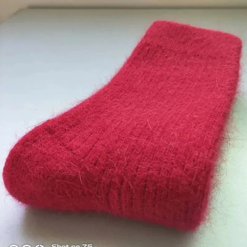 Winter Warm Wool Socks for Women - Super Thick Solid Sheep Wool Thermal Socks, Soft and Cozy