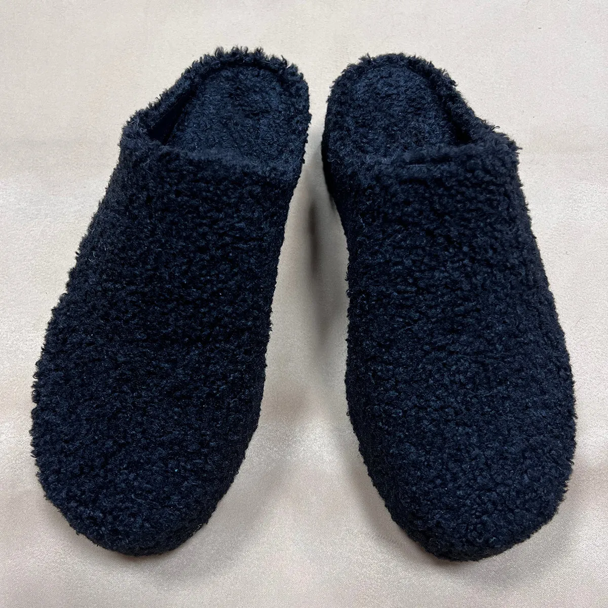Women platform fur slippers