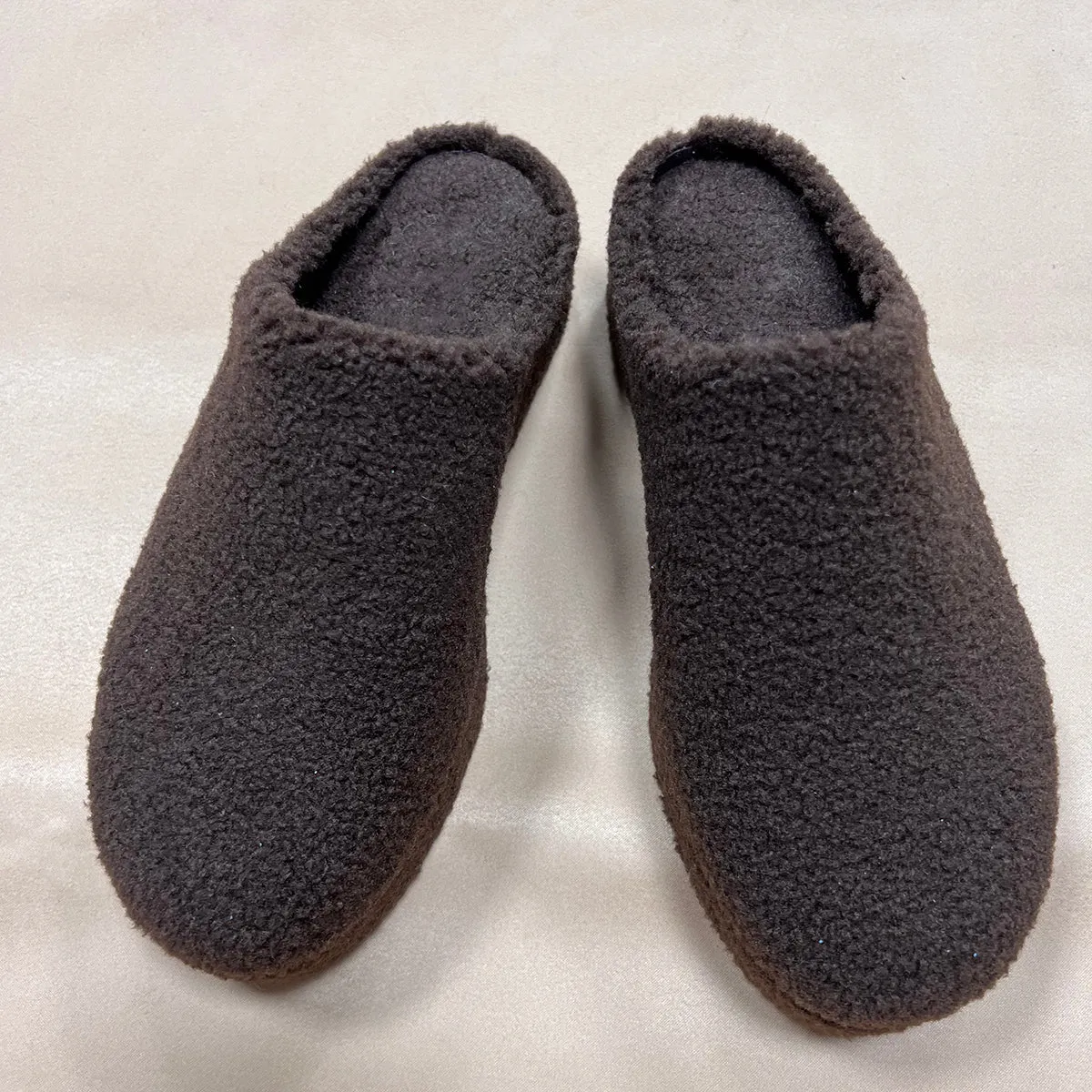 Women platform fur slippers