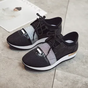 Women Sneakers Spring Fashio Leather shoes Ladies 2019