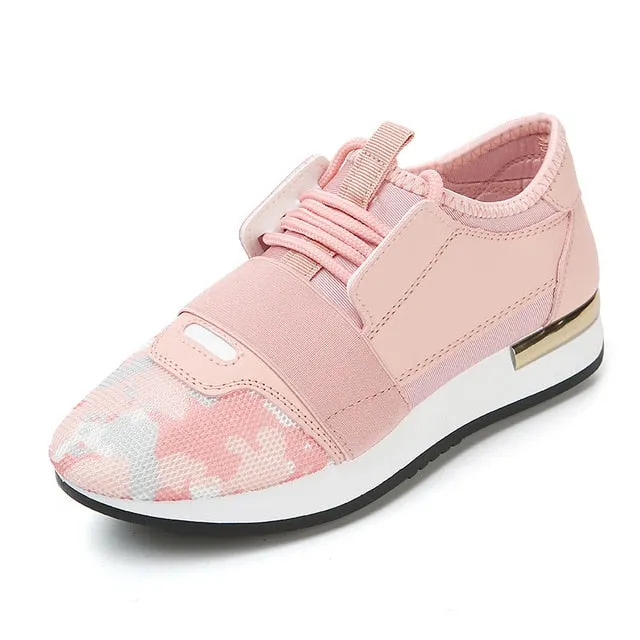 Women Sneakers Spring Fashio Leather shoes Ladies 2019