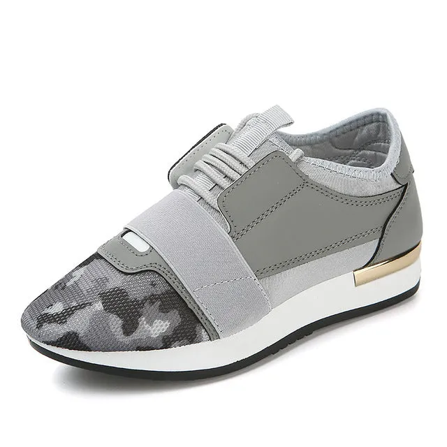 Women Sneakers Spring Fashio Leather shoes Ladies 2019