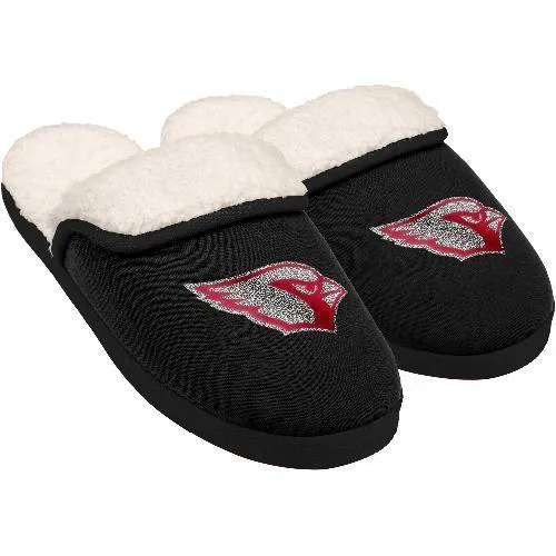 Women's Arizona Cardinals Glitter Patch Slippers