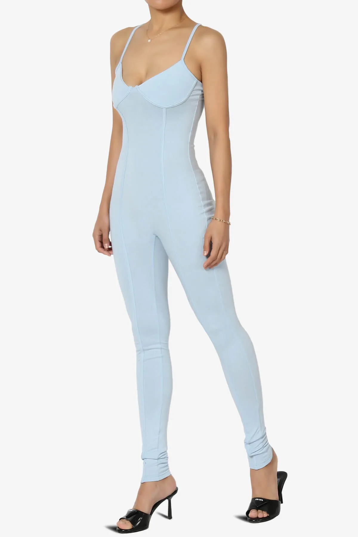 Zaria Cotton Jersey Cami Jumpsuit