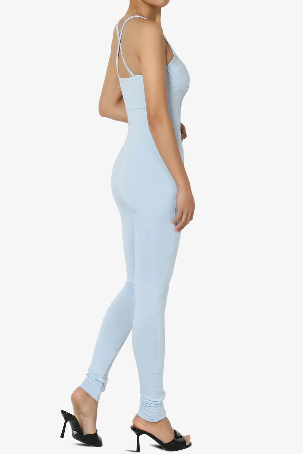 Zaria Cotton Jersey Cami Jumpsuit