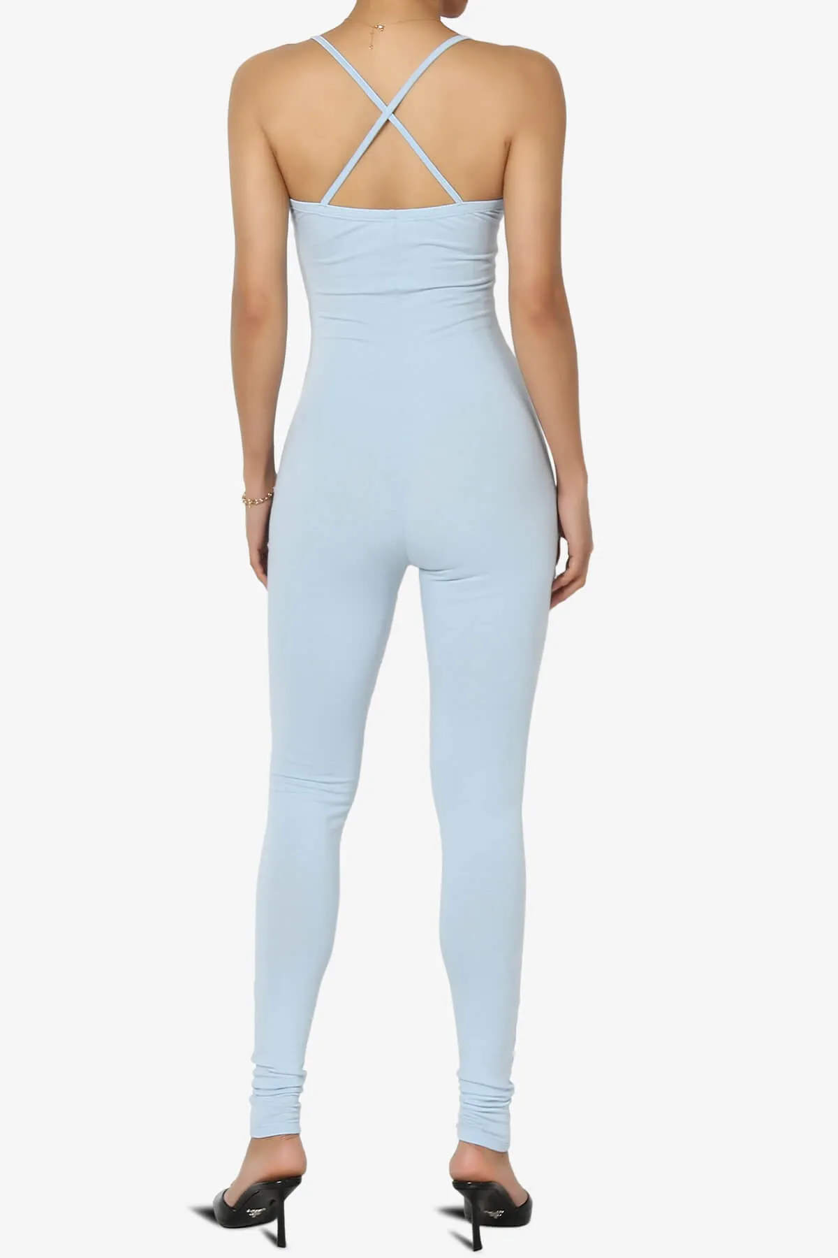 Zaria Cotton Jersey Cami Jumpsuit